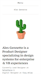 Mobile Screenshot of alexgennette.com